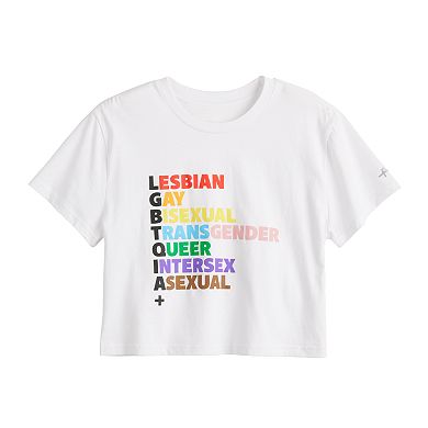 ph by The Phluid Project Adult LGBTQIA+ Screen Crop Tee