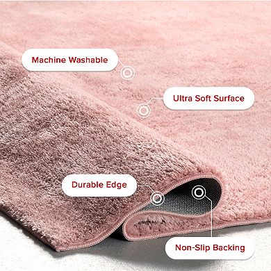 nuLoom Loni Solid Machine Washable Shag Area Rug