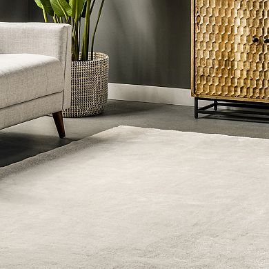 nuLoom Loni Solid Machine Washable Shag Area Rug