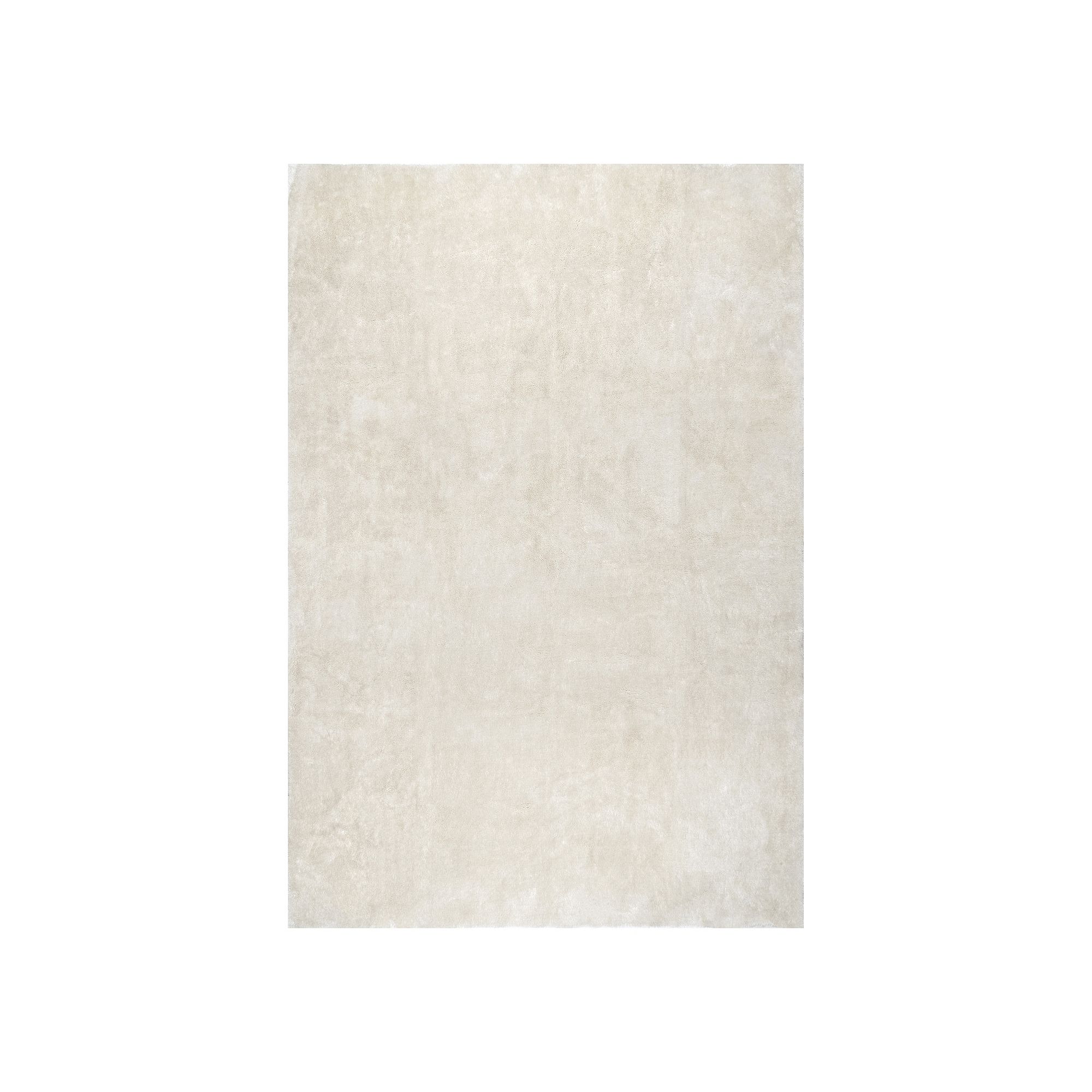nuLoom Loni Solid Machine Washable Shag Area Rug, Ivory