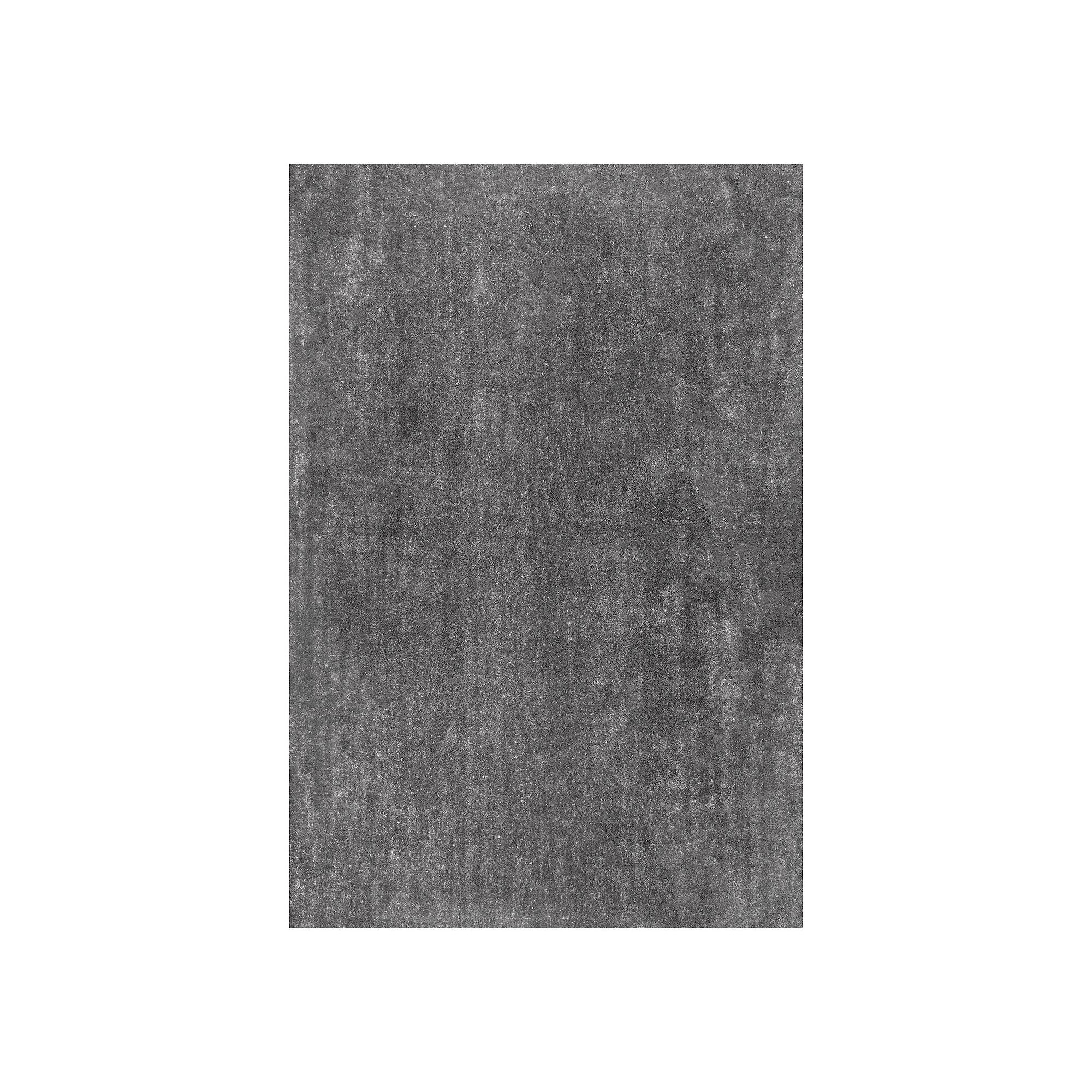 nuLoom Loni Solid Machine Washable Shag Area Rug, Gray