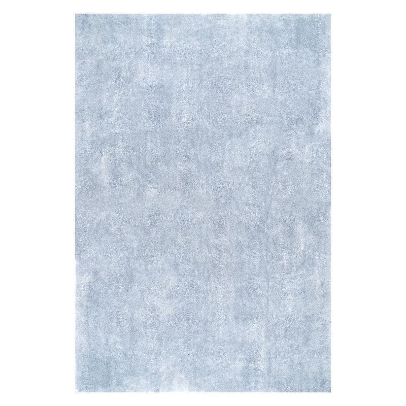 Loni Solid Machine Washable Shag Area Rug  Light grey rug, Shag area rug,  Area rugs