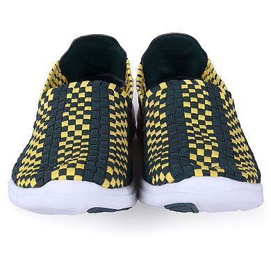 Oregon Ducks Woven Slip-On Unisex Shoes