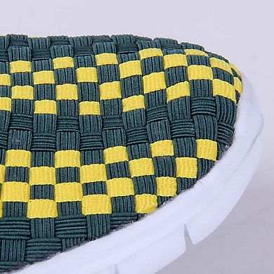 Oregon Ducks Woven Slip-On Unisex Shoes