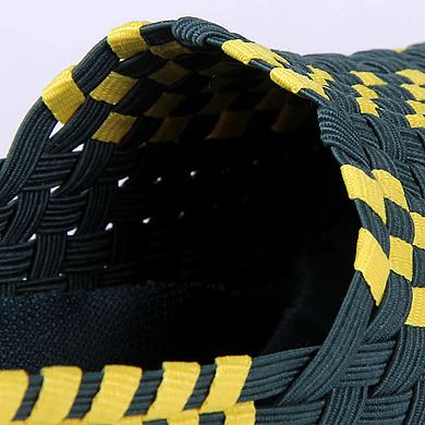 Oregon Ducks Woven Slip-On Unisex Shoes