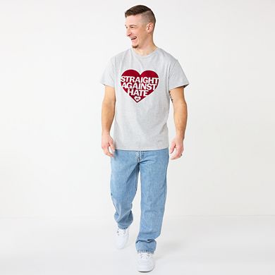 ph by The Phluid Project Adult Straight Against Hate Short Sleeve Tee