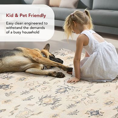nuLoom August Machine Washable Tribal Area Rug