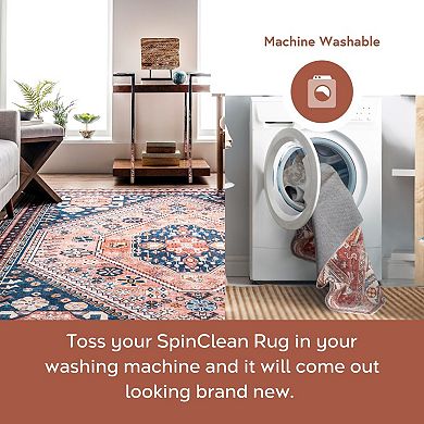 nuLoom Nevaeh Machine Washable Bohemian Medallion Area Rug
