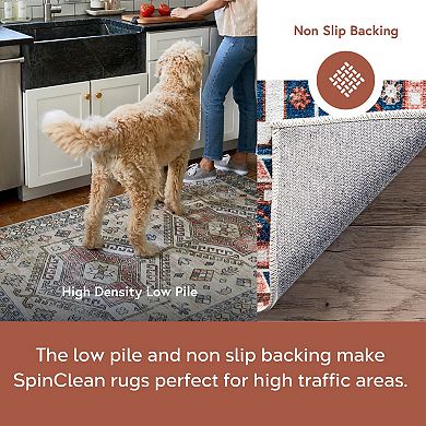 nuLoom Nevaeh Machine Washable Bohemian Medallion Area Rug