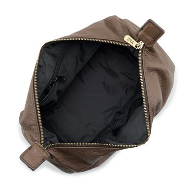 AmeriLeather Madison Leather Toiletry Bag