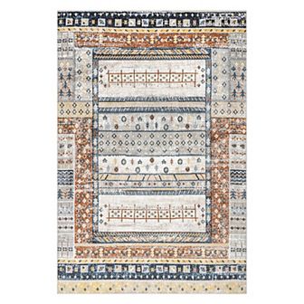 nuLoom Shannon Machine Washable Geometric Tribal Area Rug