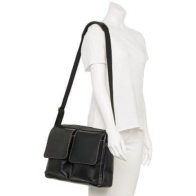 AmeriLeather Dual Flap Leather Briefcase