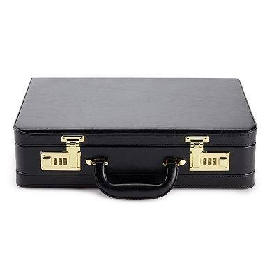 AmeriLeather Expandable Executive Briefcase