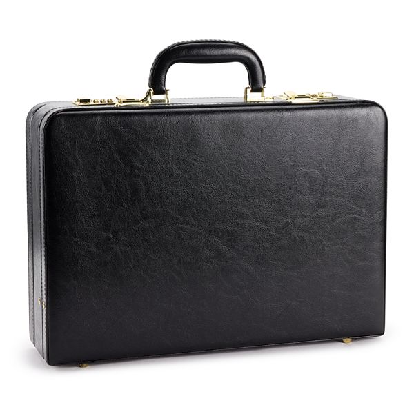 AmeriLeather Expandable Executive Briefcase