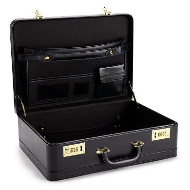 AmeriLeather Large Expandable Briefcase