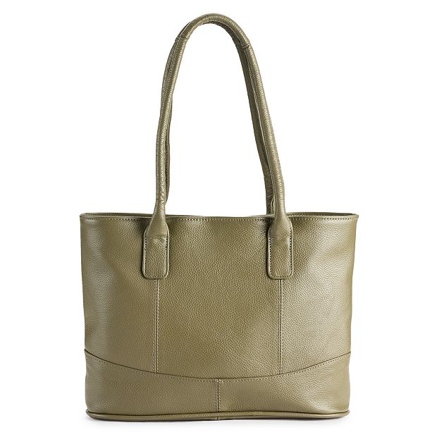 Amerileather casual leather tote hotsell