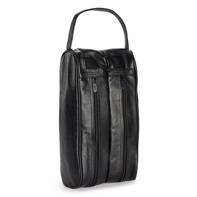AmeriLeather Leather Golf Shoe Bag