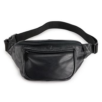 AmeriLeather Large Leather Fanny Pack