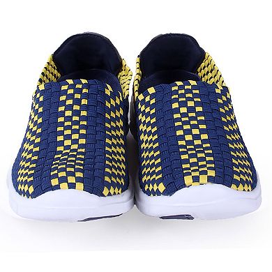 West Virginia Mountaineers Woven Slip-On Unisex Shoes