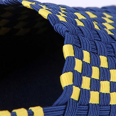 West Virginia Mountaineers Woven Slip-On Unisex Shoes