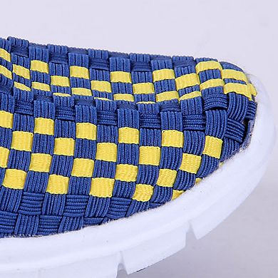 West Virginia Mountaineers Woven Slip-On Unisex Shoes