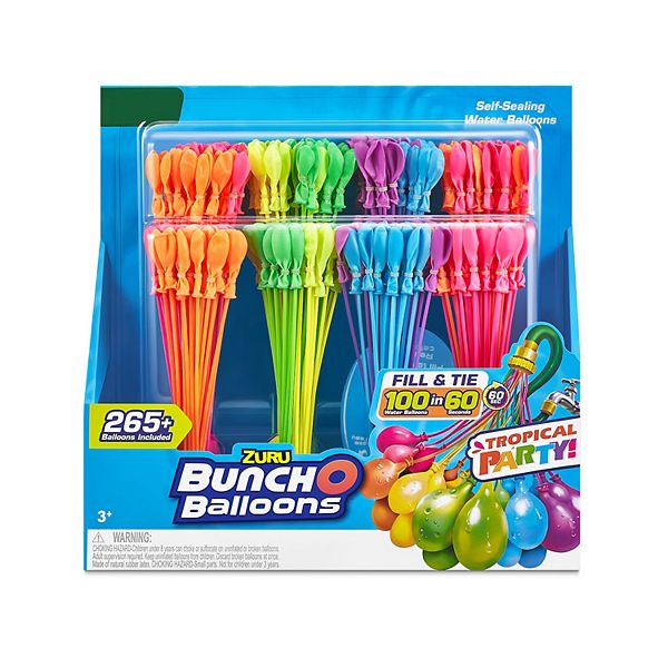 Bunch O Balloons Tropical Party 8 Pack Water Balloons