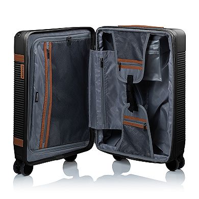 Champs Vintage III Collection 3-Piece Hardside Spinner Luggage Set