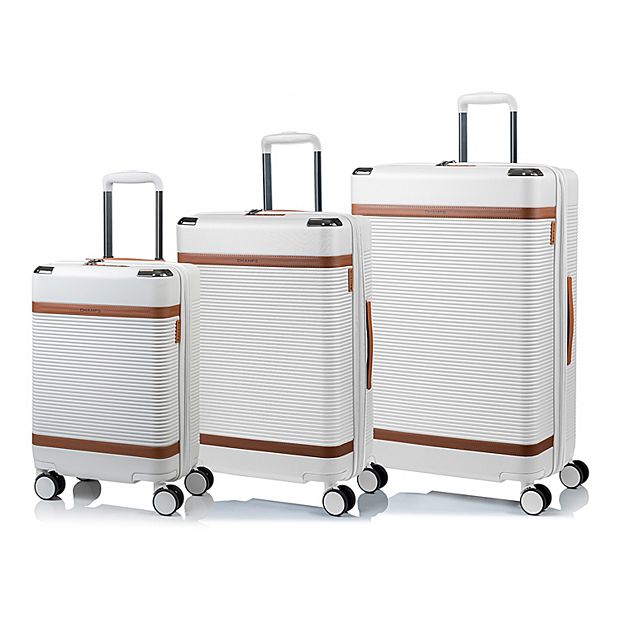 Mens Old Style Luggage Set 3 Pieces with Spinner Wheels