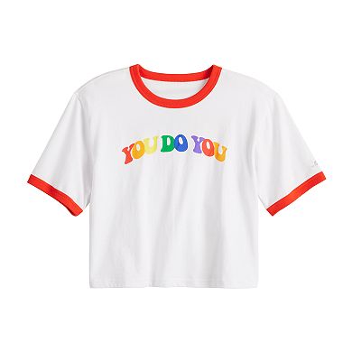 ph by The Phluid Project Adult You Do You Crop Ringer Tee