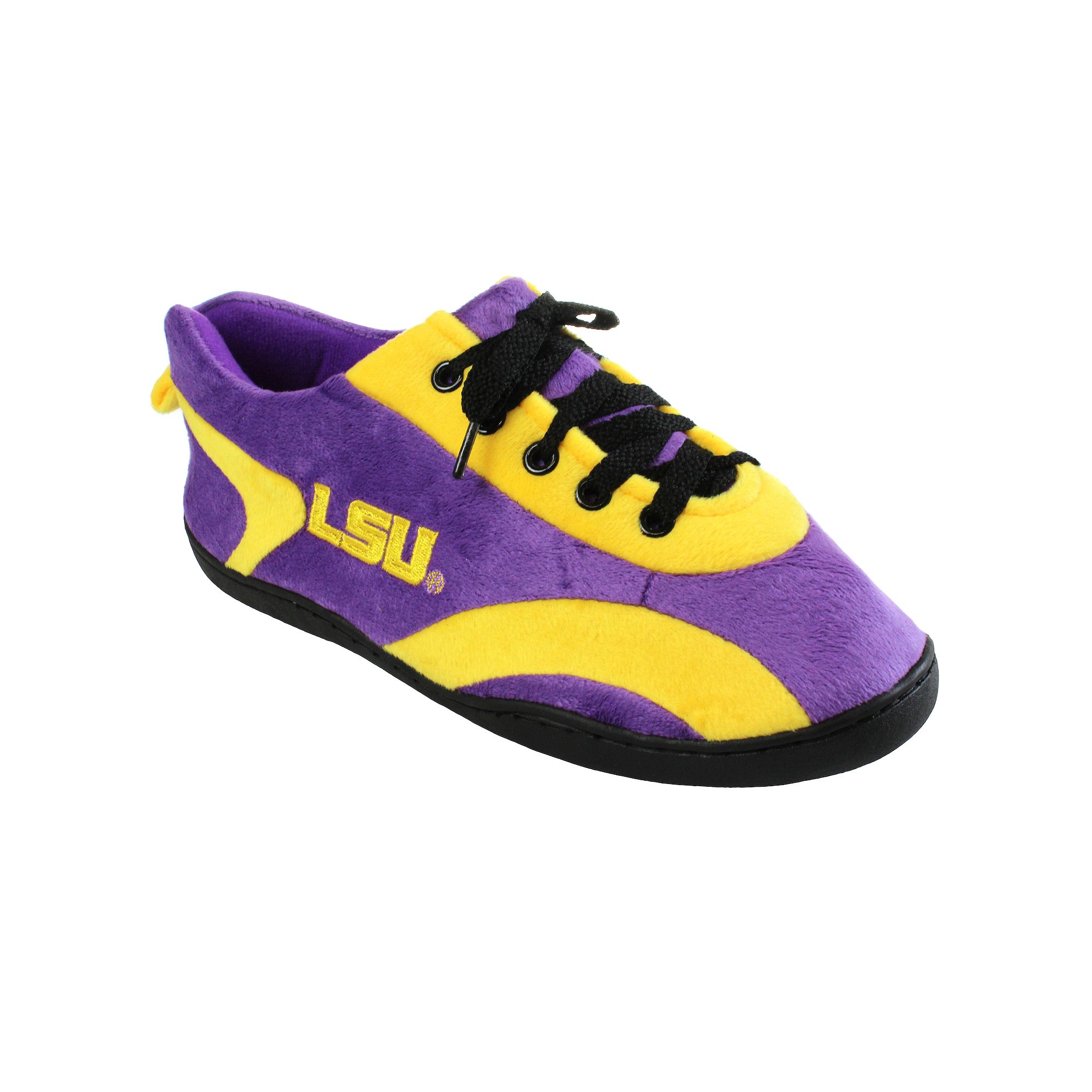 LSU Tigers All-Around Unisex Slippers, Womens, Size: XL, Team None