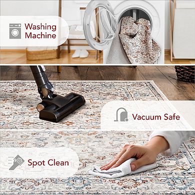 nuLoom Cady Machine Washable Transitional Area Rug