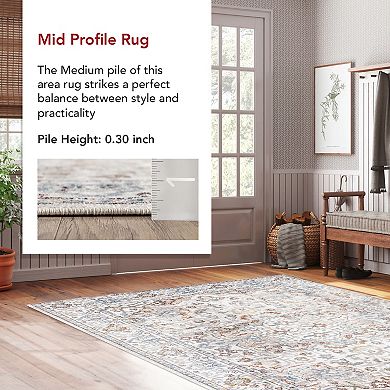 nuLoom Cady Machine Washable Transitional Area Rug