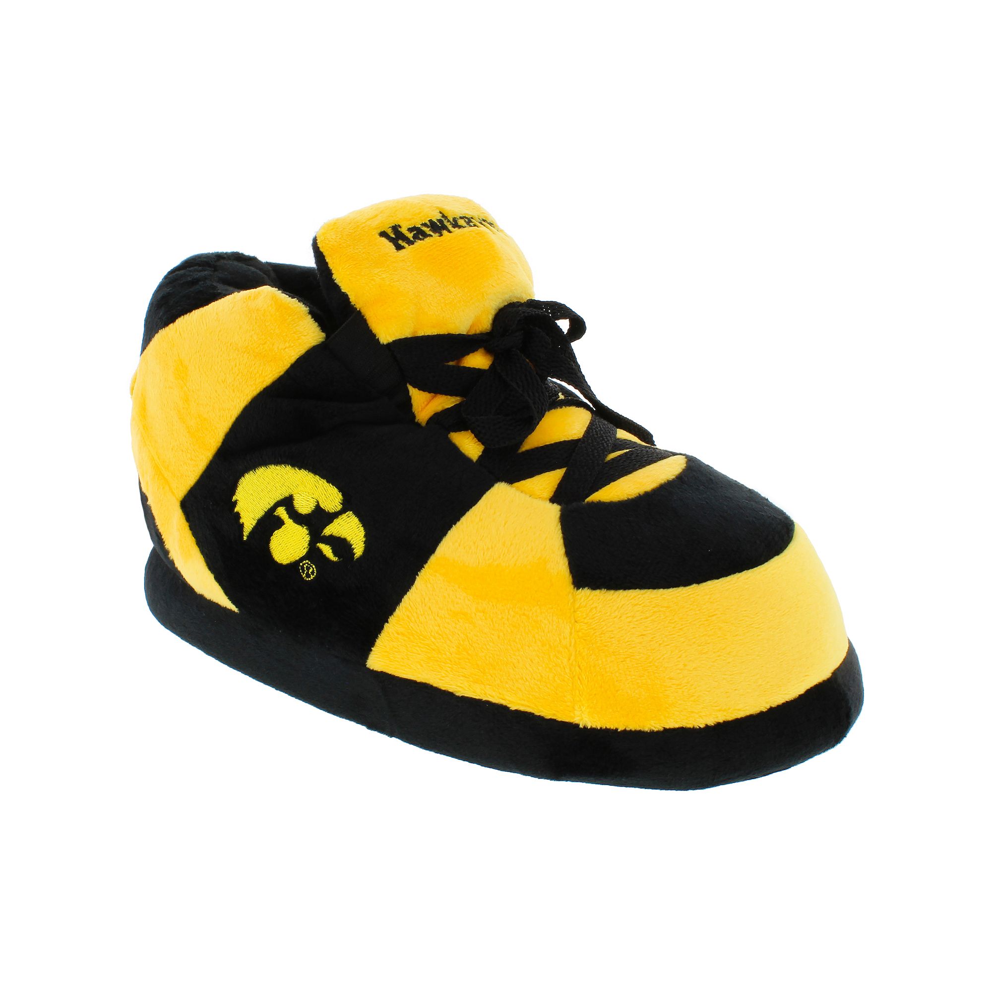 Unisex Iowa Hawkeyes Original Comfy Feet Sneaker Slippers, Womens, Size: X