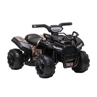 Kids 6v Battery Powered Ride On Car Quad Four Wheeler Atv Toy With Music Pink