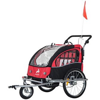 Aosom Elite Child/ Pet Three-wheel Bicycle Cargo Trailer Blue