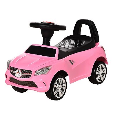 Ride On Sliding Car Baby Ride On Horn Music Working Lights Storage No Power Red