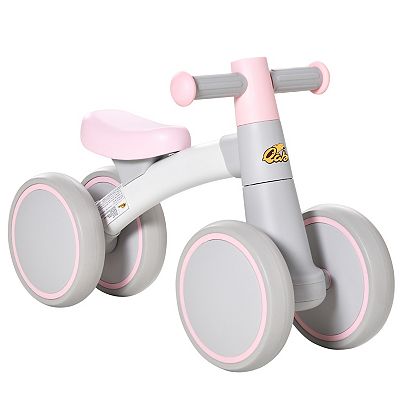 Baby Balance Bike For Toddlers 1 3 No Pedal W Easy Lightweight Design Pink