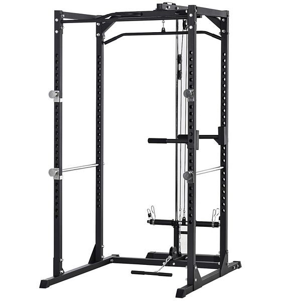 Power Cage Fitness Equipment For Home Gym Squat Rack Dip Workout Station