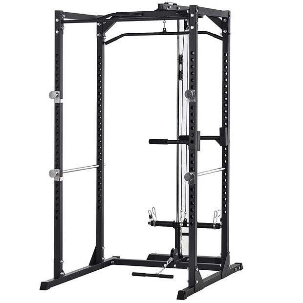 Power Cage Fitness Equipment For Home Gym Squat Rack Dip Workout