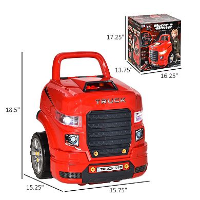 Kids Truck Engine Toy Set, Educational Car Play Maintenance, For 3-5 Years