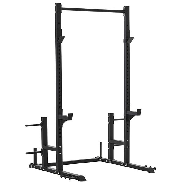 Power Rack Strength Training Equipment For Home Gym W Heavy duty