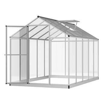 4' L X 6' W Stable Outdoor Walk-in Cold Frame Garden Greenhouse