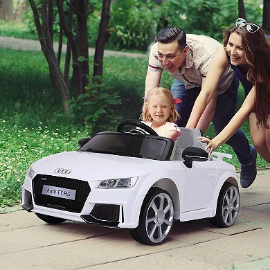 Aosom 6V Kids Electric Ride On Car Licensed Audi TT RS with One Seat and Remote Control for Kids 3 6 Years Old   Red