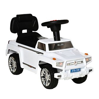 Kids Ride On Sliding Car Baby Walker Horn Music Working Lights Storage No Power