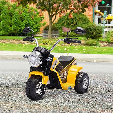 Rechargeable 6v Battery Powered Cool Ride-on Chopper Motorcycle For Kids, Red