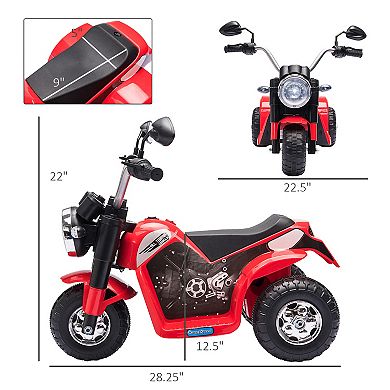 Kids 6v Electric Motorcycle Ride-on Toy Battery 18 - 36 Months Yellow