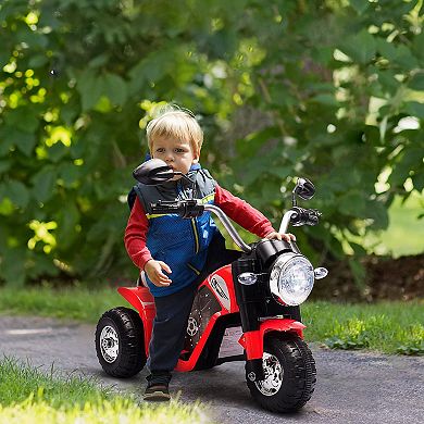 Kids 6v Electric Motorcycle Ride-on Toy Battery 18 - 36 Months Yellow