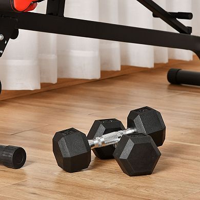 12 Pound Dumbbell Free Weight Set, Arm Workout Equipment For Women Or Men