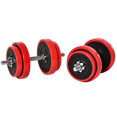 Home Gym Weight Set With Dumbbell And Barbell Options For Full Body Workout