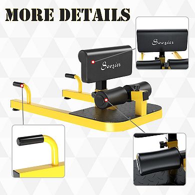 Arms, Legs, And Abs Workout Equipment, Core Fitness Equipment Home Gym, Yellow